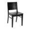 Emma and Oliver Spencer Dining Chair with Curved Backrest and Solid Wood Construction